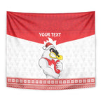 AFL Sydney Christmas Personalised Tapestry with Swans Mascot Simple Style