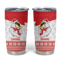AFL Sydney Christmas Personalised Tumbler Cup with Swans Mascot Simple Style