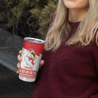 AFL Sydney Christmas Personalised Tumbler Cup with Swans Mascot Simple Style