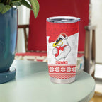 AFL Sydney Christmas Personalised Tumbler Cup with Swans Mascot Simple Style