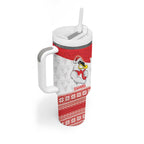 AFL Sydney Christmas Personalised Tumbler With Handle with Swans Mascot Simple Style