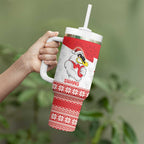 AFL Sydney Christmas Personalised Tumbler With Handle with Swans Mascot Simple Style