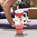 AFL Sydney Christmas Personalised Tumbler With Handle with Swans Mascot Simple Style