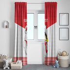 AFL Sydney Christmas Personalised Window Curtain with Swans Mascot Simple Style
