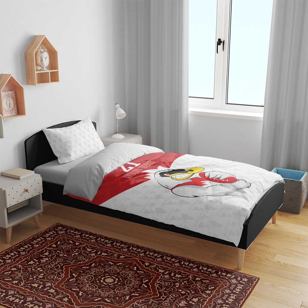 AFL Sydney Custom Bedding Set with Swans Mascot Simple Style