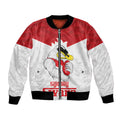 AFL Sydney Custom Bomber Jacket with Swans Mascot Simple Style