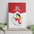AFL Sydney Custom Canvas Wall Art with Swans Mascot Simple Style