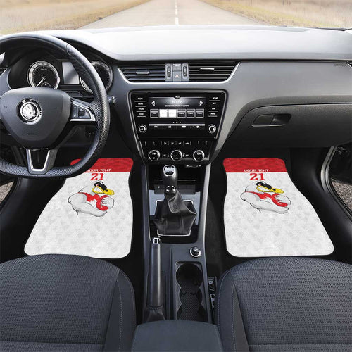 AFL Sydney Custom Car Mats with Swans Mascot Simple Style