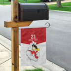 AFL Sydney Custom Garden Flag with Swans Mascot Simple Style