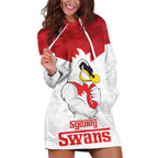 AFL Sydney Custom Hoodie Dress with Swans Mascot Simple Style