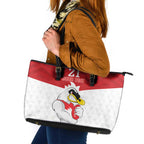 AFL Sydney Custom Leather Tote Bag with Swans Mascot Simple Style