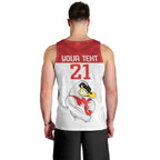 AFL Sydney Custom Men Tank Top with Swans Mascot Simple Style