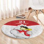 AFL Sydney Custom Round Carpet with Swans Mascot Simple Style
