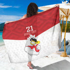 AFL Sydney Custom Sarong with Swans Mascot Simple Style