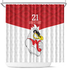 AFL Sydney Custom Shower Curtain with Swans Mascot Simple Style