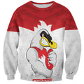 AFL Sydney Custom Sweatshirt with Swans Mascot Simple Style
