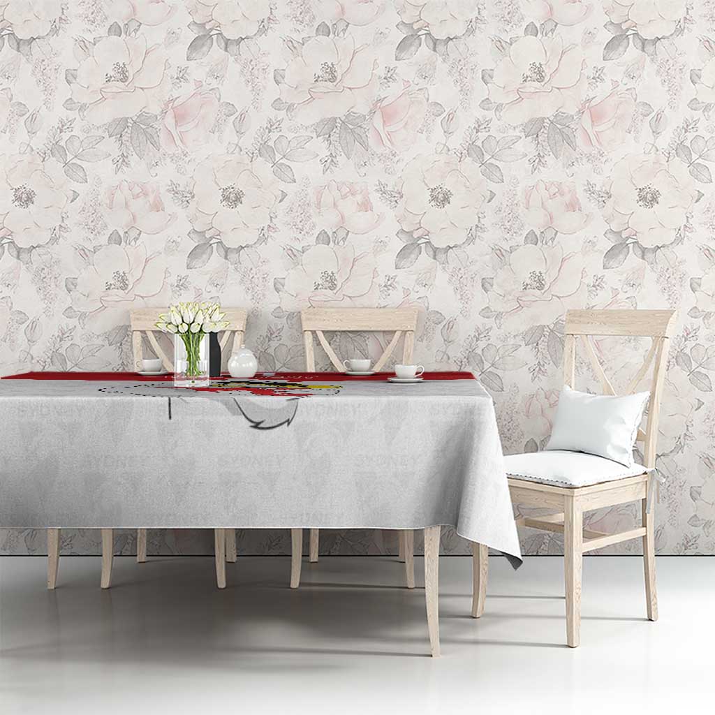 AFL Sydney Custom Tablecloth with Swans Mascot Simple Style