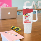 AFL Sydney Custom Tumbler With Handle with Swans Mascot Simple Style