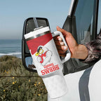 AFL Sydney Custom Tumbler With Handle with Swans Mascot Simple Style