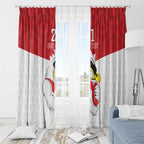 AFL Sydney Custom Window Curtain with Swans Mascot Simple Style