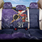 NRL Storm-Rooster Mascot Custom Back Car Seat Cover Cracked Metal Style