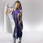 NRL Storm-Rooster Mascot Custom Hooded Blanket Cracked Metal Style