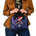 NRL Storm-Rooster Mascot Custom Shoulder Handbag Cracked Metal Style