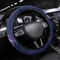 NRL Storm-Rooster Mascot Steering Wheel Cover Cracked Metal Style