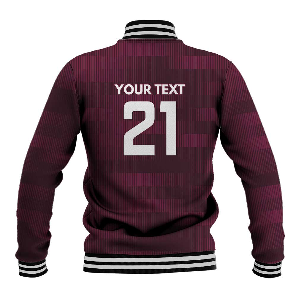 Pride of Burleigh Rugby Spirit Custom Baseball Jacket Queensland Grand Final Edition 2025 - Aussie Hoodie