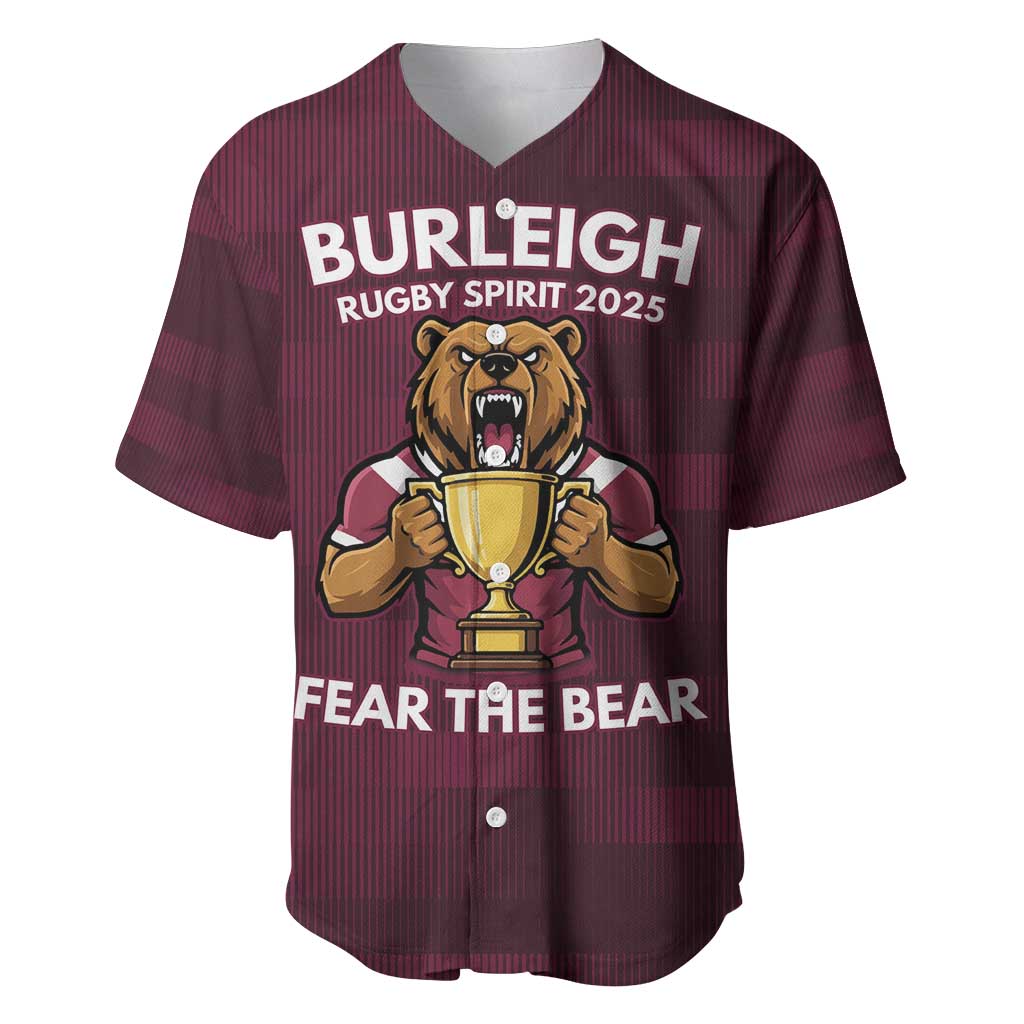 Pride of Burleigh Rugby Spirit Custom Baseball Jersey Queensland Grand Final Edition 2025 - Aussie Hoodie