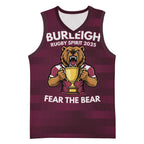 Pride of Burleigh Rugby Spirit Custom Basketball Jersey Queensland Grand Final Edition 2025 - Aussie Hoodie