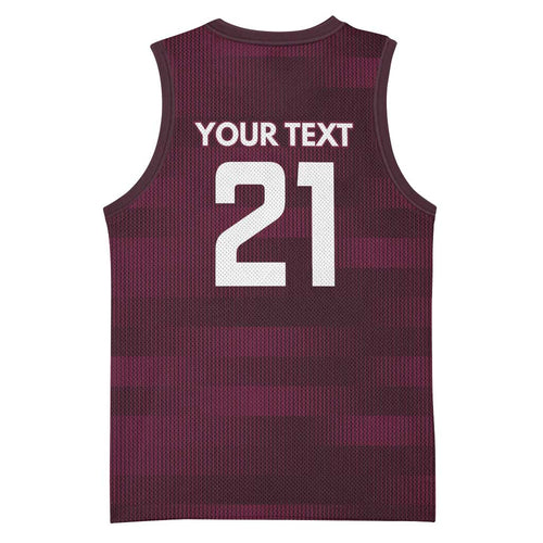 Pride of Burleigh Rugby Spirit Custom Basketball Jersey Queensland Grand Final Edition 2025 - Aussie Hoodie
