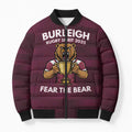 Pride of Burleigh Rugby Spirit Custom Bomber Puffer Jacket Queensland Grand Final Edition 2025 - Aussie Hoodie