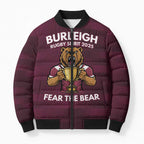 Pride of Burleigh Rugby Spirit Custom Bomber Puffer Jacket Queensland Grand Final Edition 2025 - Aussie Hoodie