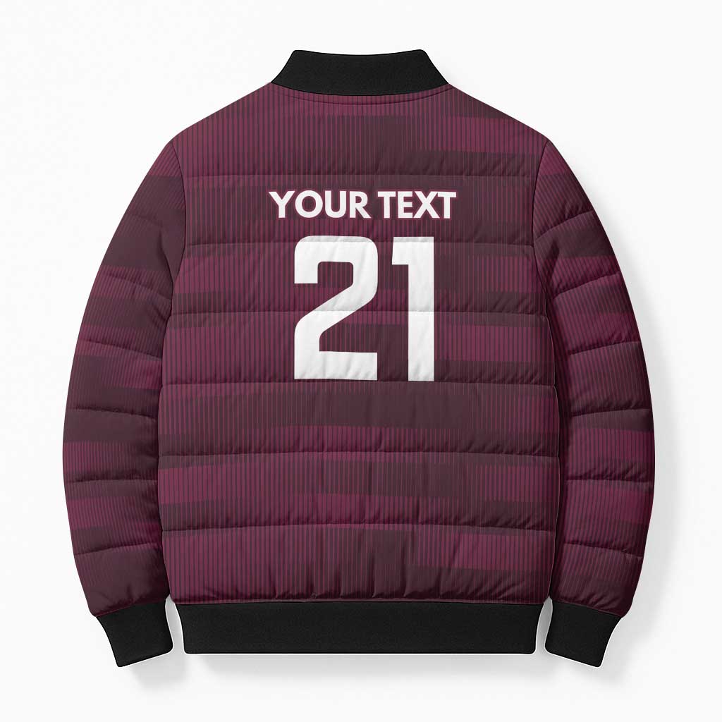 Pride of Burleigh Rugby Spirit Custom Bomber Puffer Jacket Queensland Grand Final Edition 2025 - Aussie Hoodie