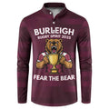 Pride of Burleigh Rugby Spirit Custom Button Sweatshirt Queensland Grand Final Edition 2025 - Aussie Hoodie