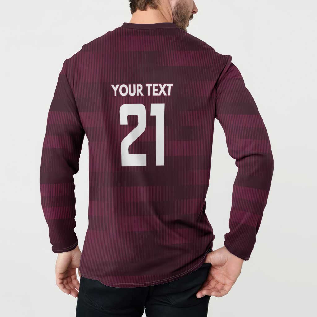 Pride of Burleigh Rugby Spirit Custom Button Sweatshirt Queensland Grand Final Edition 2025 - Aussie Hoodie