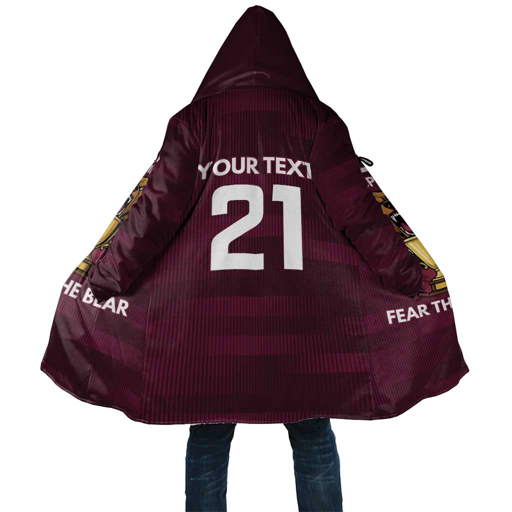 Pride of Burleigh Rugby Spirit Custom Cloak Queensland Grand Final Edition 2025 - Aussie Hoodie