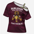 Pride of Burleigh Rugby Spirit Custom Cross Shoulder Shirt Queensland Grand Final Edition 2025 - Aussie Hoodie