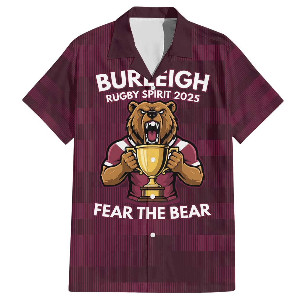 Pride of Burleigh Rugby Spirit Custom Hawaiian Shirt Queensland Grand Final Edition 2025 - Aussie Hoodie
