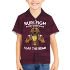 Pride of Burleigh Rugby Spirit Custom Hawaiian Shirt Queensland Grand Final Edition 2025 - Aussie Hoodie