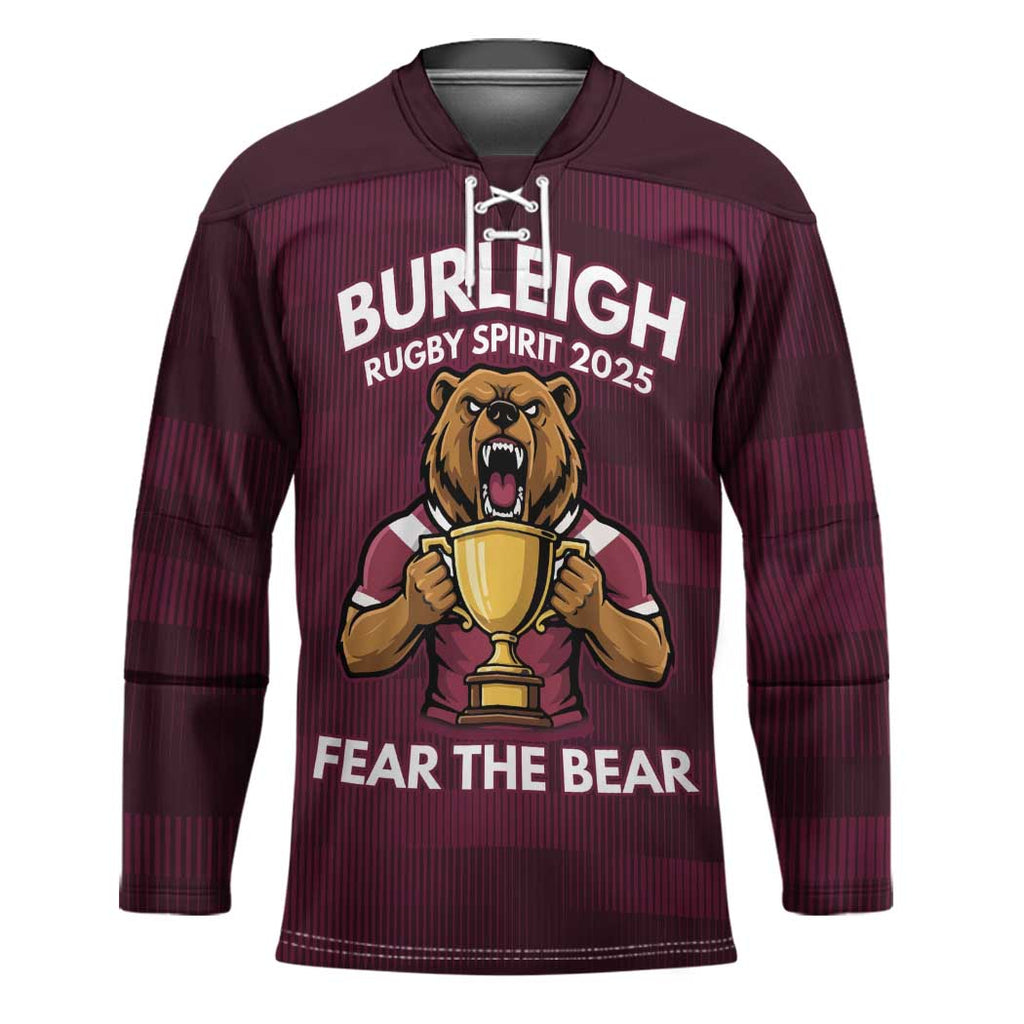 Pride of Burleigh Rugby Spirit Custom Hockey Jersey Queensland Grand Final Edition 2025 - Aussie Hoodie
