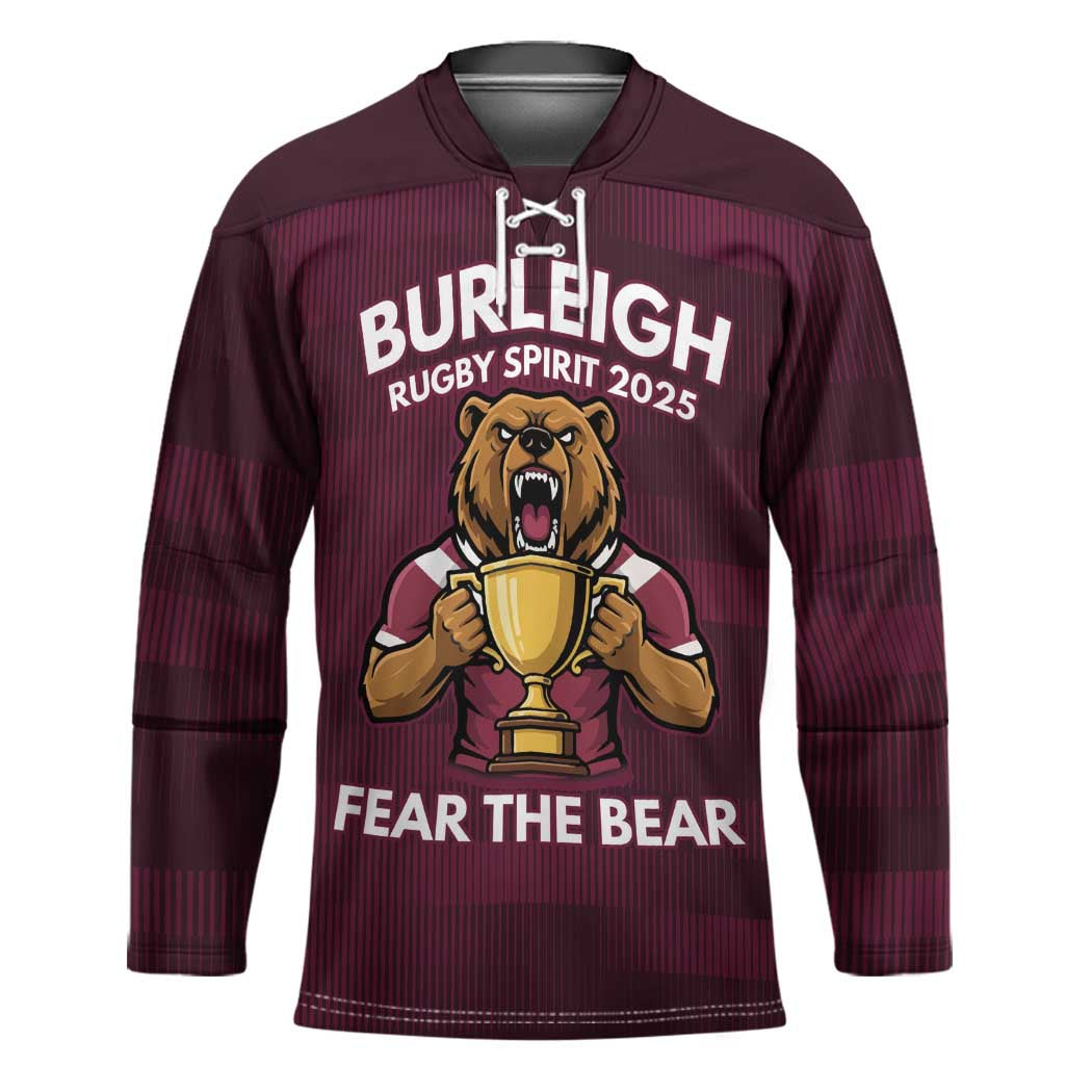 Pride of Burleigh Rugby Spirit Custom Hockey Jersey Queensland Grand Final Edition 2025 - Aussie Hoodie