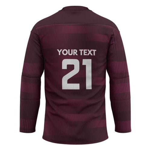 Pride of Burleigh Rugby Spirit Custom Hockey Jersey Queensland Grand Final Edition 2025 - Aussie Hoodie