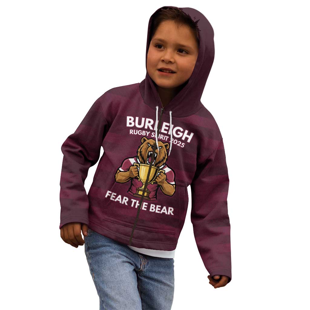 Pride of Burleigh Rugby Spirit Custom Kid Hoodie Queensland Grand Final Edition 2025 - Aussie Hoodie