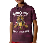 Pride of Burleigh Rugby Spirit Custom Kid Polo Shirt Queensland Grand Final Edition 2025 - Aussie Hoodie