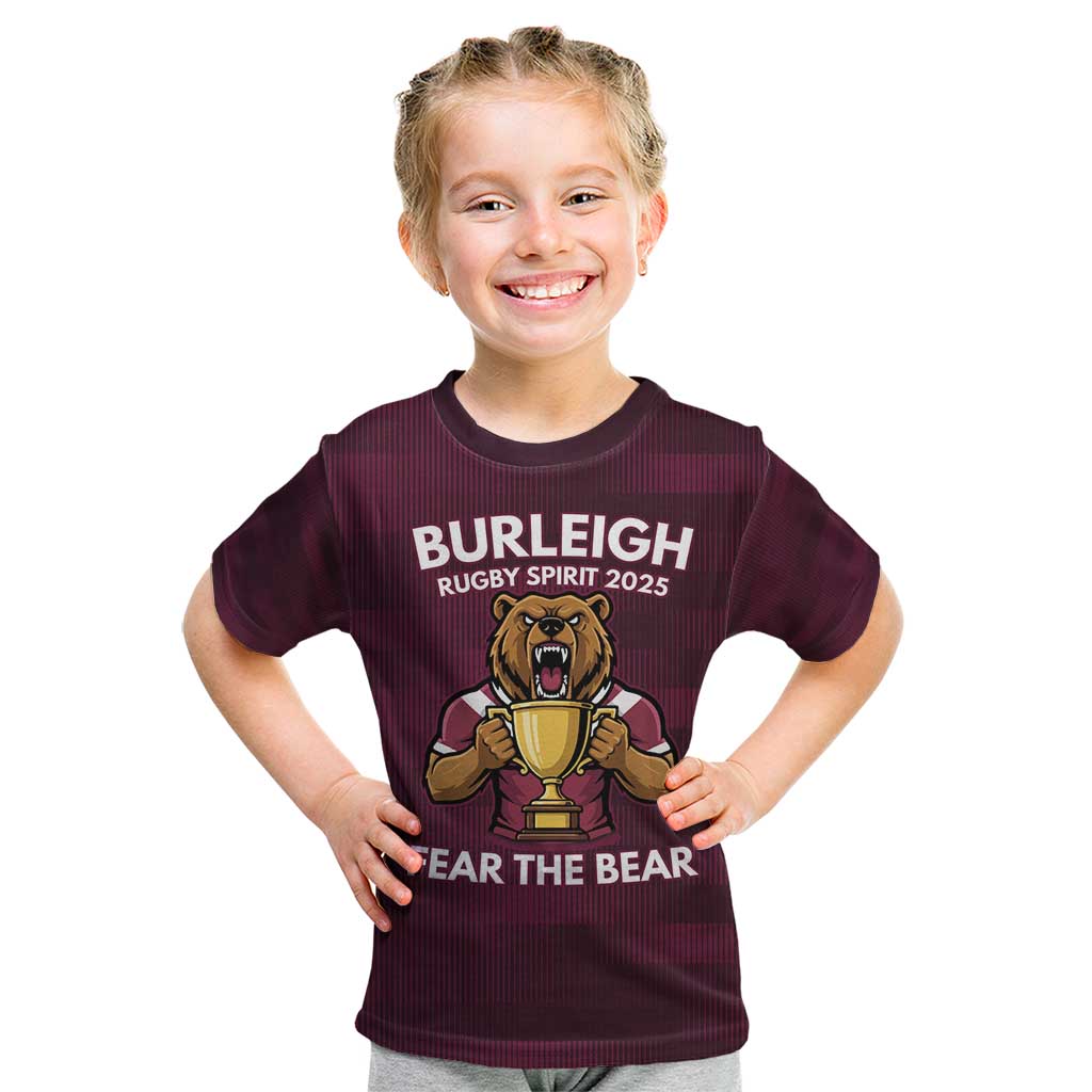 Pride of Burleigh Rugby Spirit Custom Kid T Shirt Queensland Grand Final Edition 2025 - Aussie Hoodie