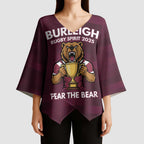Pride of Burleigh Rugby Spirit Custom Kimono Sleeve Blouse Queensland Grand Final Edition 2025 - Aussie Hoodie
