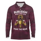 Pride of Burleigh Rugby Spirit Custom Long Sleeve Polo Shirt Queensland Grand Final Edition 2025 - Aussie Hoodie