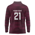 Pride of Burleigh Rugby Spirit Custom Long Sleeve Polo Shirt Queensland Grand Final Edition 2025 - Aussie Hoodie
